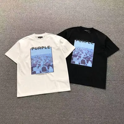 ￥85 PURPLE T-SHIRT 1108013474（im 170cm 60kg i wear size S in the phot）