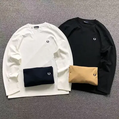 ￥138 FRED PERRY LONG SLEEVED 218011701（im 170cm 60kg i wear size XXL in the phot）