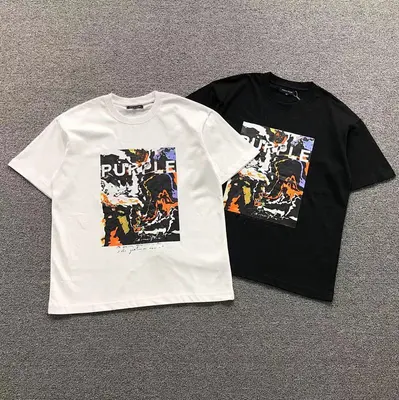 ￥85 PURPLE T-SHIRT 1108011474 （im 170cm 60kg i wear size S in the phot）