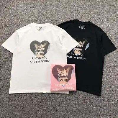¥85 ANTI SOCIAL SOCIAL CLUB T-SHIRT 31080210 (im 170cm 60kg i wear size M in the phot)