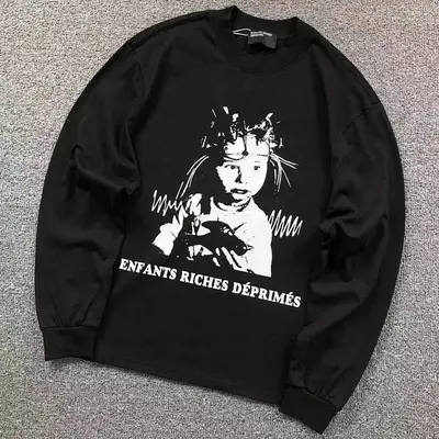 ￥88 ENFANTS RICHES DEPRIMES LONG SLEEVED 580718117（im 170cm 60kg i wear size S in the phot）