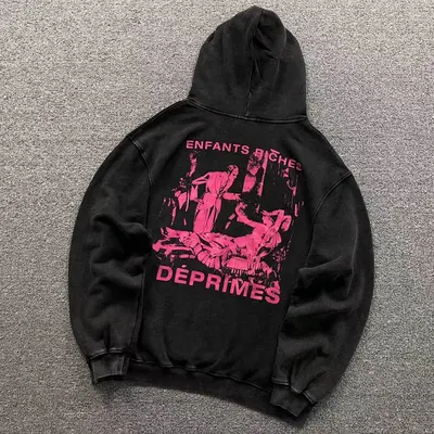 ¥135 ENFANTS RICHES DEPRIMES HOODIE 580702117(im 170cm 60kg i wear size S in the phot)