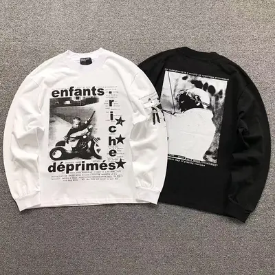 ¥88 ENFANTS RICHES DEPRIMES LONG SLEEVED 580832117(im 170cm 60kg i wear size S in the phot)