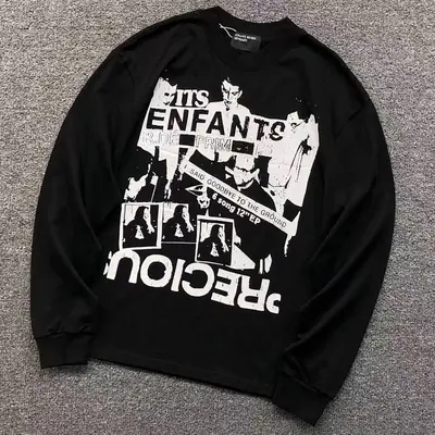 ¥88 ENFANTS RICHES DEPRIMES LONG SLEEVED 580824117(im 170cm 60kg i wear size S in the phot)