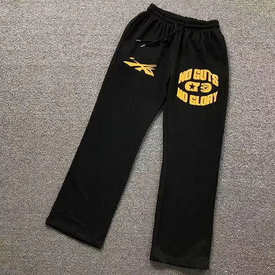 ¥168 HELLSTAR TROUSERS 4108090877(im 170cm 60kg i wear size M in the phot)