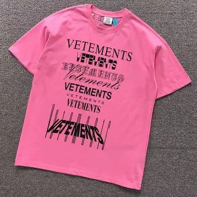 ￥88 VETEMENTS T-SHIRT 41081211145（im 170cm 60kg i wear size M in the phot）