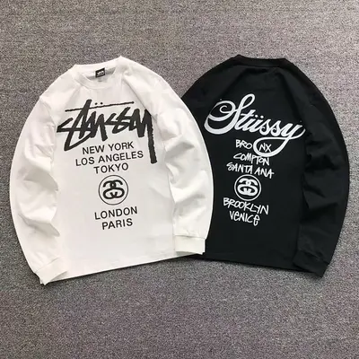 ¥95 STUSSY LONG SLEEVED 581212123(im 170cm 60kg i wear size S in the phot)