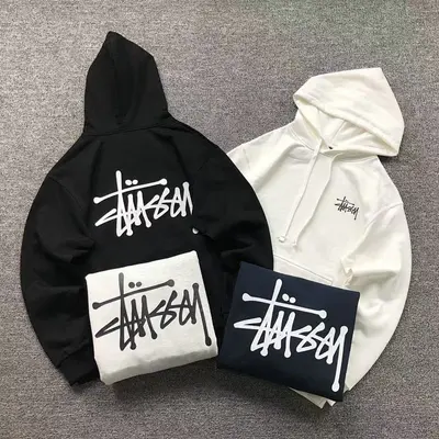 ¥128 STUSSY HOODIE 58180782(im 170cm 60kg i wear size S in the phot)