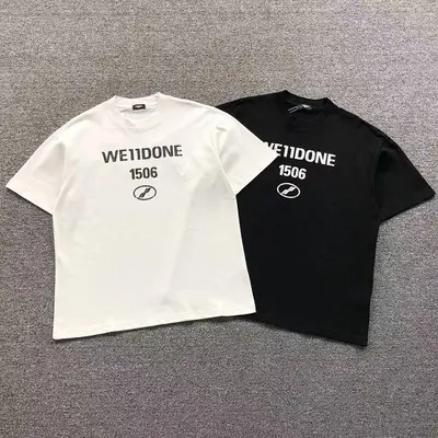 ￥115 WE11 ⭐⭐NE T-SHIRT 3108192117（im 170cm 60kg i wear size M in the phot）