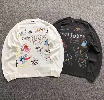 ￥135 WE11 ⭐⭐NE LONG SLEEVED 3108192617（im 170cm 60kg i wear size S in the phot）