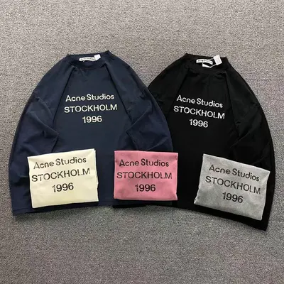 ￥125 ACNE STUDIOS LONG SLEEVED 48210177（im 170cm 60kg i wear size L in the phot）