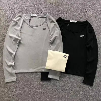 ￥108 M⭐U M⭐U LONG SLEEVED FEMAIE STYIE 218220701