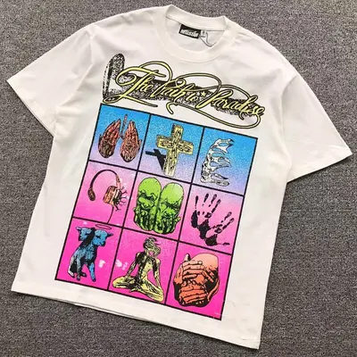 ¥95 HELLSTAR T-SHIRT 3108223617(im 170cm 60kg i wear size S in the phot)