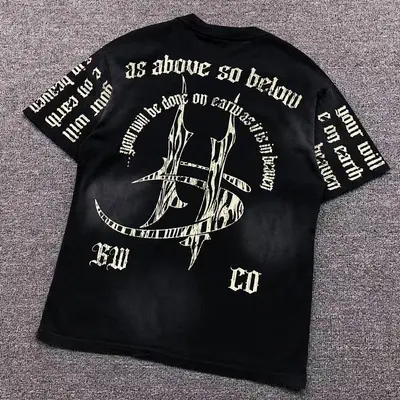 ¥108 HELLSTAR T-SHIRT 3108223817(im 170cm 60kg i wear size S in the phot)