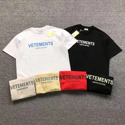 ¥88 VETEMENTS T-SHIRT 482329145(im 170cm 60kg i wear size S in the phot)