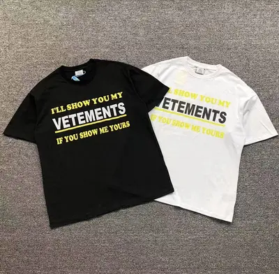 ¥88 VETEMENTS T-SHIRT 482317145(im 170cm 60kg i wear size S in the phot)