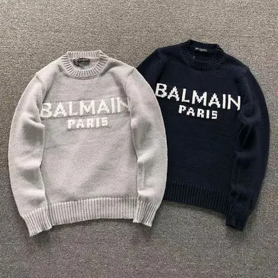 ¥128 BALMAIN SWEATER 11082306140(im 170cm 60kg i wear size M in the phot)