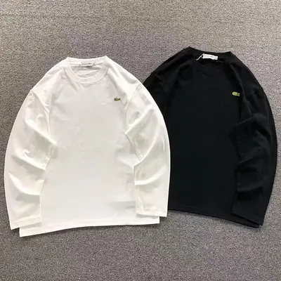 ￥138 LACOSTE LONG SLEEVED 218251501（im 170cm 60kg i wear size L in the phot）