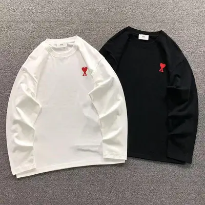 ￥138 AMI LONG SLEEVED 218250501（im 170cm 60kg i wear size L in the phot）