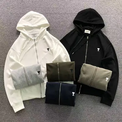 ￥168 AMI HOODIE 3108250721（im 170cm 60kg i wear size M in the phot）