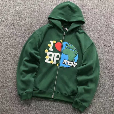 ￥165 BROKEN PLANET HOODIE 3108250617（im 170cm 60kg i wear size S in the phot）