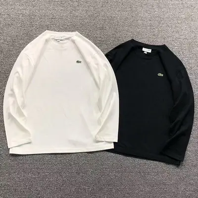 ￥125 LACOSTE LONG SLEEVED 2182805001（im 170cm 60kg i wear size S in the phot）