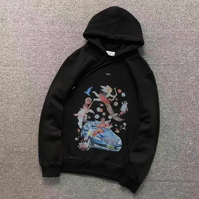 ¥175 OFF-WHITE HOODIE 59014019(im 170cm 60kg i wear size S in the phot)