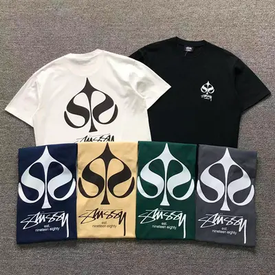 ￥78 STUSSY T-SHIRT 3109030102（im 170cm 60kg i wear size L in the phot）
