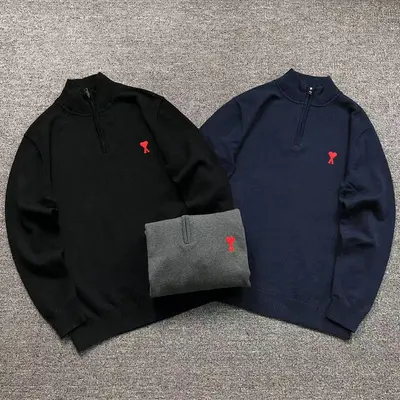 ¥175 AMI SWEATER 219040101(im 170cm 60kg i wear size XL in the phot)