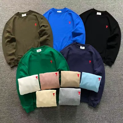 ￥98 AMI HOODIE 59060588（im 170cm 60kg i wear size M in the phot）