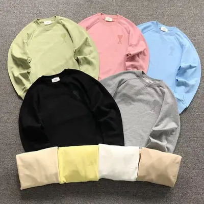 ￥98 AMI HOODIE 59060388（im 170cm 60kg i wear size M in the phot）