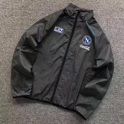 ¥195 E⭐P⭐R⭐⭐ A⭐M⭐N⭐ FOOTBALL JACKET 11090917002(im 170cm 60kg i wear size L in the phot)