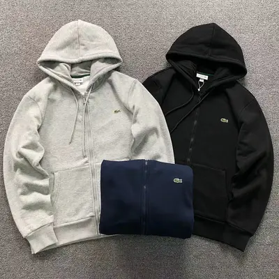 ￥185 LACOSTE HOODIE 3109132108（im 170cm 60kg i wear size M in the phot）