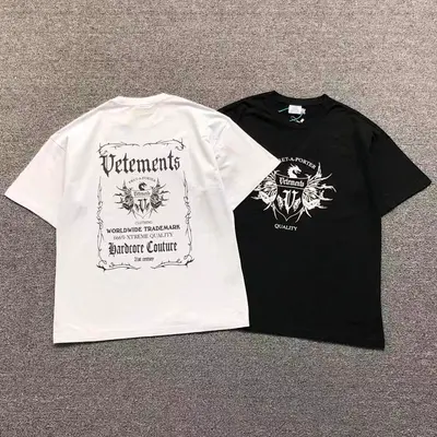 ￥88 VETEMENTS T-SHIRT 41091528145（im 170cm 60kg i wear size S in the phot）