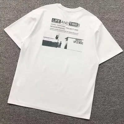 ¥108 NEIGHBORHOOD T-SHIRT 1109161202(im 170cm 60kg i wear size L in the phot)