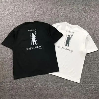 ¥108 NEIGHBORHOOD T-SHIRT 4109160602(im 170cm 60kg i wear size L in the phot)