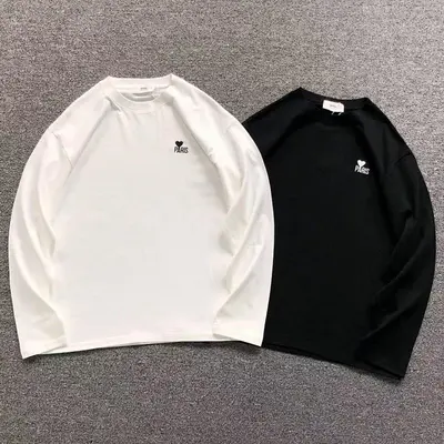 ￥138 AMI LONG SLEEVED 219170401（im 170cm 60kg i wear size M in the phot）