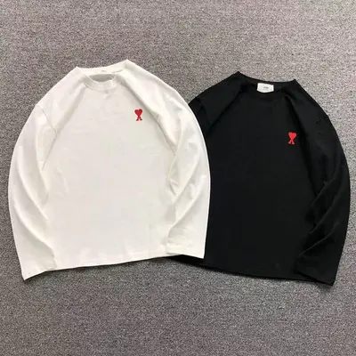 ￥138 AMI LONG SLEEVED 219170501（im 170cm 60kg i wear size L in the phot）