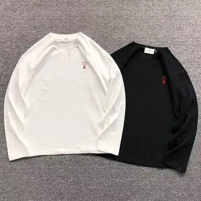 ￥138 AMI LONG SLEEVED 219170601（im 170cm 60kg i wear size M in the phot）