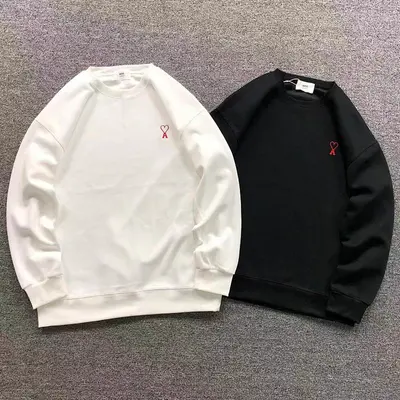 ¥175 AMI HOODIE 219201401(im 170cm 60kg i wear size L in the phot)
