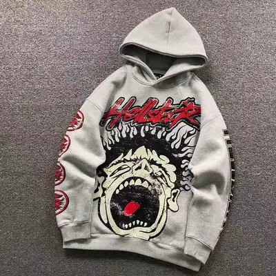 ￥135 HELLSTAR HOODIE 4109200477（im 170cm 60kg i wear size M in the phot）
