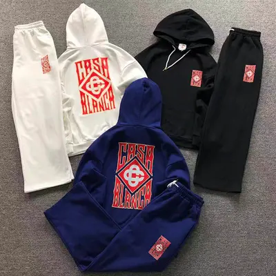 ￥335 CASABLANCA HOODIE TROUSERS 592303127（im 170cm 60kg i wear size XL in the phot）