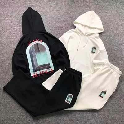 ￥335 CASABLANCA HOODIE TROUSERS 592301127（im 170cm 60kg i wear size L in the phot）