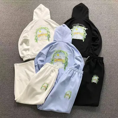 ￥335 CASABLANCA HOODIE TROUSERS 592507127（im 170cm 60kg i wear size XL in the phot）
