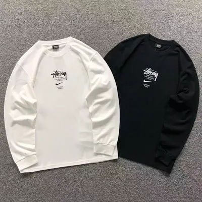 ¥95 STUSSY LONG SLEEVED 592716123(im 170cm 60kg i wear size M in the phot)