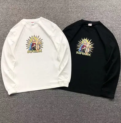 ¥95 S⭐⭐R⭐⭐E LONG SLEEVED 592812123(im 170cm 60kg i wear size L in the phot)