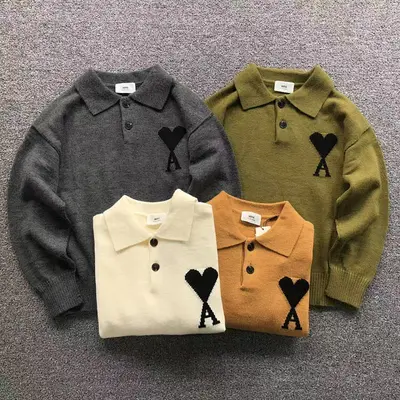 ￥168 AMI SWEATER 3109300221（im 170cm 60kg i wear size S in the phot）