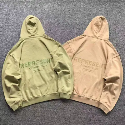 ￥128 REPRESENT HOODIE 510032491（im 170cm 60kg i wear size S in the phot）