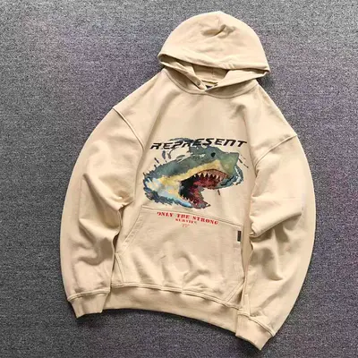 ¥135 REPRESENT HOODIE 510031891(im 170cm 60kg i wear size S in the phot)