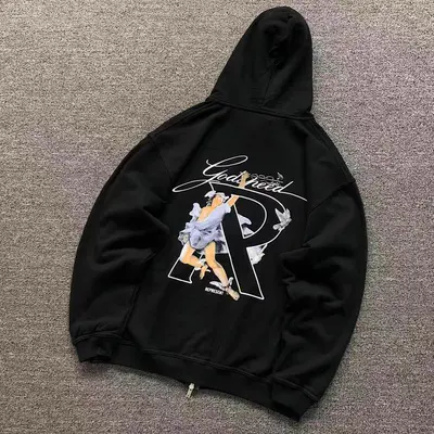 ¥135 REPRESENT HOODIE 510031591(im 170cm 60kg i wear size S in the phot)